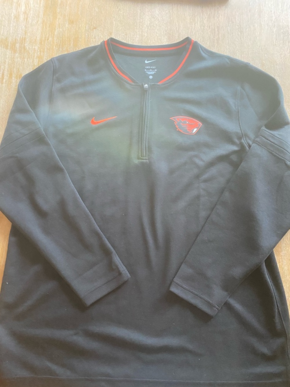 Nike Oregon State Beavers Pullover Quarter-Zip, XL